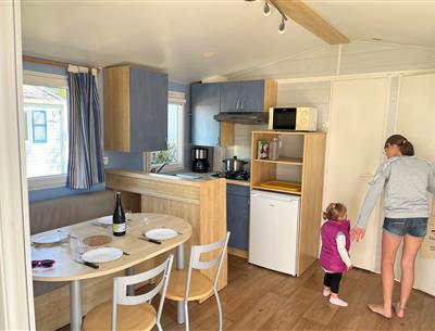 Stacaravan Pacifique te huur op camping KostArMor in Fouesnant