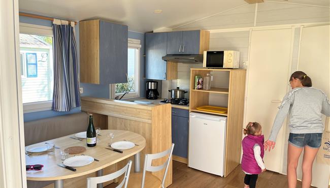 Stacaravan Pacifique te huur op camping KostArMor in Fouesnant