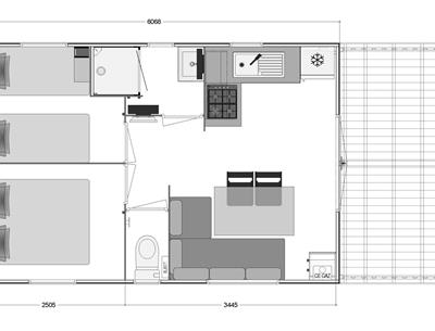 verhuur van stacaravans Panorama camping Kost-Ar-Moor
