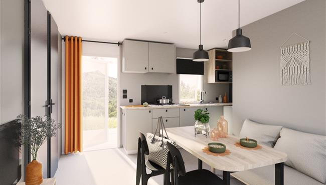 stacaravan Grand confort Supérieur camping Kost Ar Moor Fouesnant
