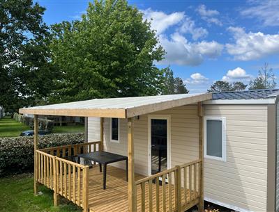 stacaravan Grand confort Supérieur camping Kost Ar Moor Fouesnant