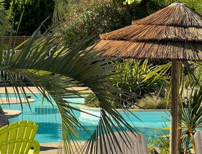 Verwarmd zwembad in fouesnant - camping kostarmor