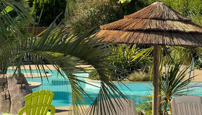 Verwarmd zwembad in fouesnant - camping kostarmor
