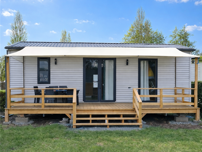Stacaravan te huur op camping Kost Ar Moor in Fouesnant