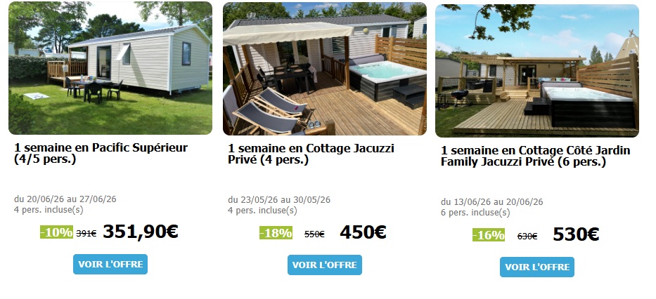 Camping Fouesnant jacuzzi 