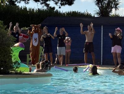 Waterpark van Camping Kost Ar Moor in Fouesnant - Les Glénan.