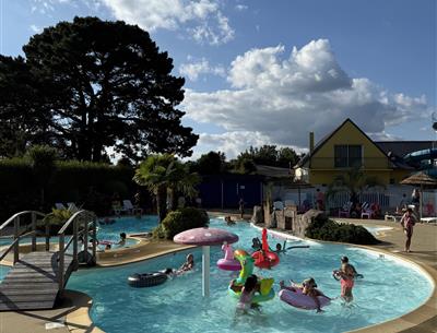 Waterpark van Camping Kost Ar Moor in Fouesnant - Les Glénan.
