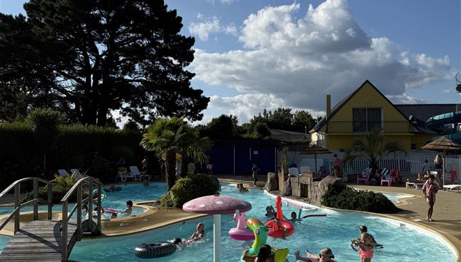 Waterpark van Camping Kost Ar Moor in Fouesnant - Les Glénan.