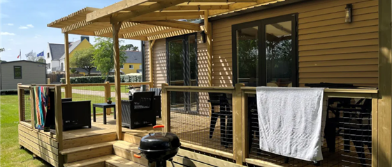 Huisje stacaravan te huur premium tuinzijde camping Kost Ar Moor fouesnant bretagne - Camping Kost Ar Moor - Fouesnant